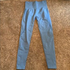 NVGTN sky blue seamless contour leggings